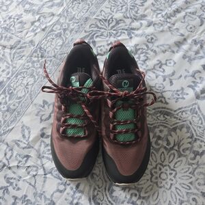 Merrell Burgundy and Teal Athletic Shoes